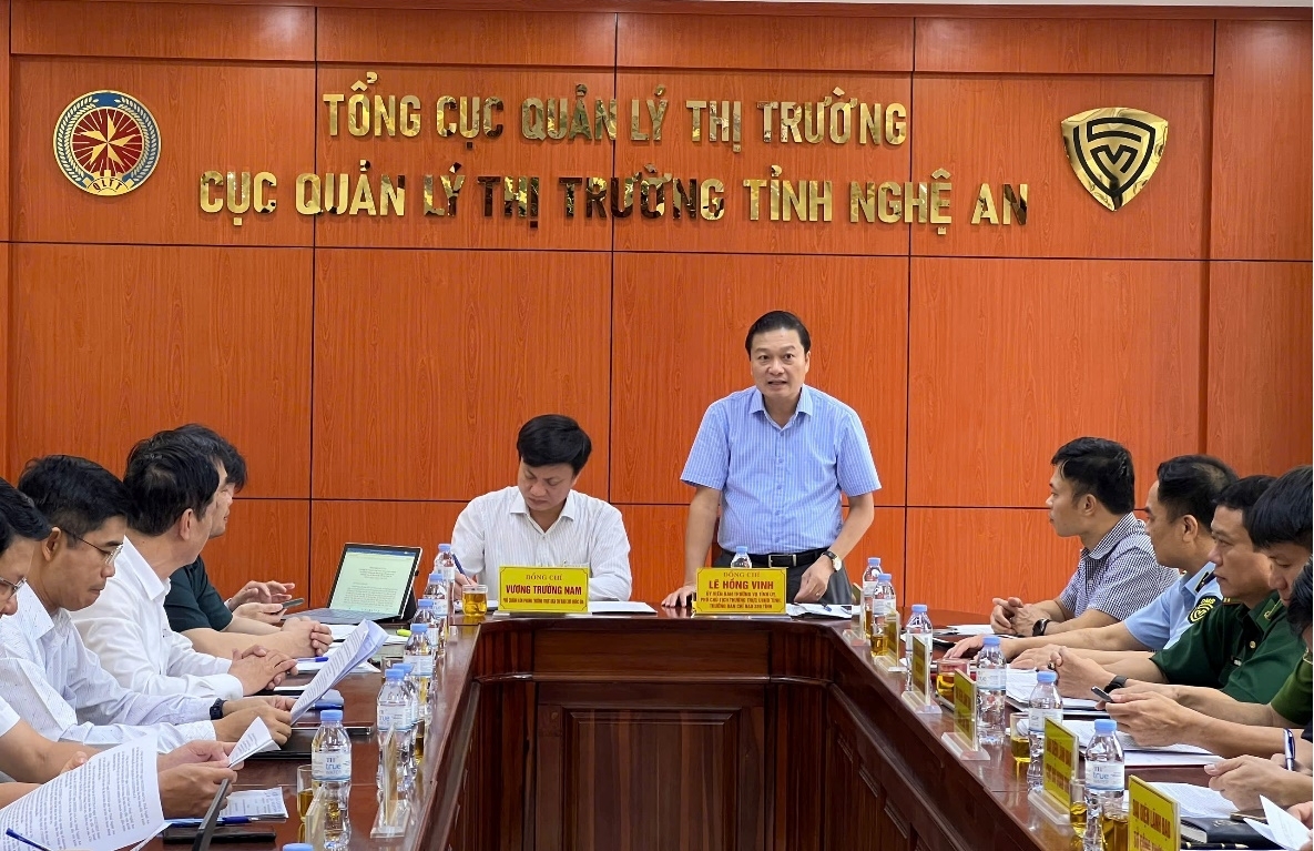 Nghệ An: Đoàn công tác của Văn phòng Thường trực Ban Chỉ đạo 389 Quốc gia làm việc với Ban Chỉ đạo 389 tỉnh Nghệ An